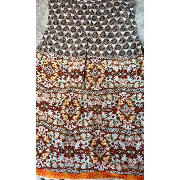 Fig & Flower Blouse-Size L-Multi-Floral Pattern-Boho-Gypsy - Picture 4 of 8